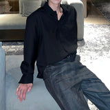 MODEFREAKのネクタイモードモノトーンシャツ mf2923の画像