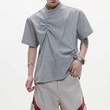 MODEFREAKのアシンメトリープリーツTシャツ mf3380の画像