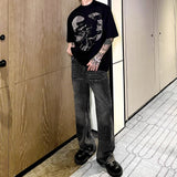 MODEFREAKのクリスタルウォッシュドデニムパンツ mf2655の画像