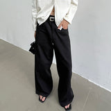 MODEFREAKのドレープフレアモードスラックス mf3222の画像