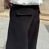 MODEFREAKのプリーツデザインドレープスラックス mf3352の画像