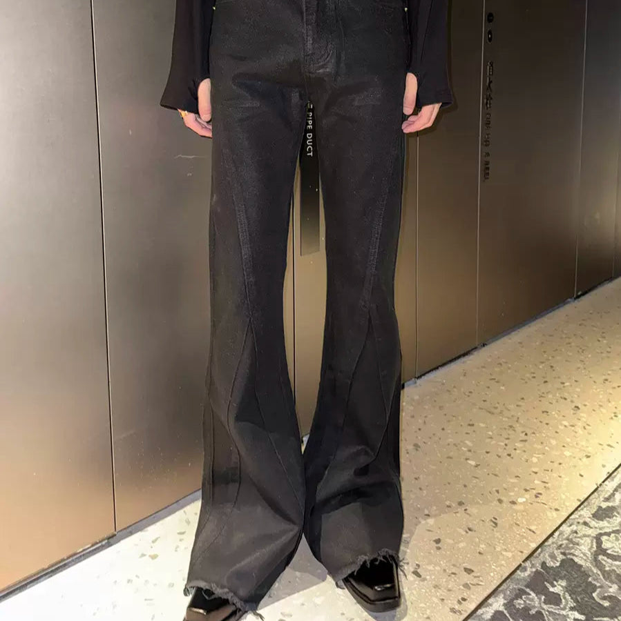 MODEFREAKのフレアダメージモードデニムパンツ mf3372の画像