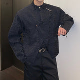 MODEFREAKのエンボスアシンメトリーハイネックシャツ mf2902の画像