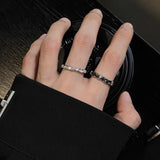 MODEFREAKのモノトーンストーンリング mf2375の画像