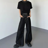 MODEFREAKのハイウエストスケッチデニムパンツ mf3303の画像