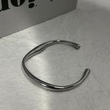 MODEFREAKのアシンメトリーシルバーバングル mf2620の画像4