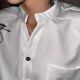 MODEFREAKのハイネックモードコリアンシャツ mf3513の画像