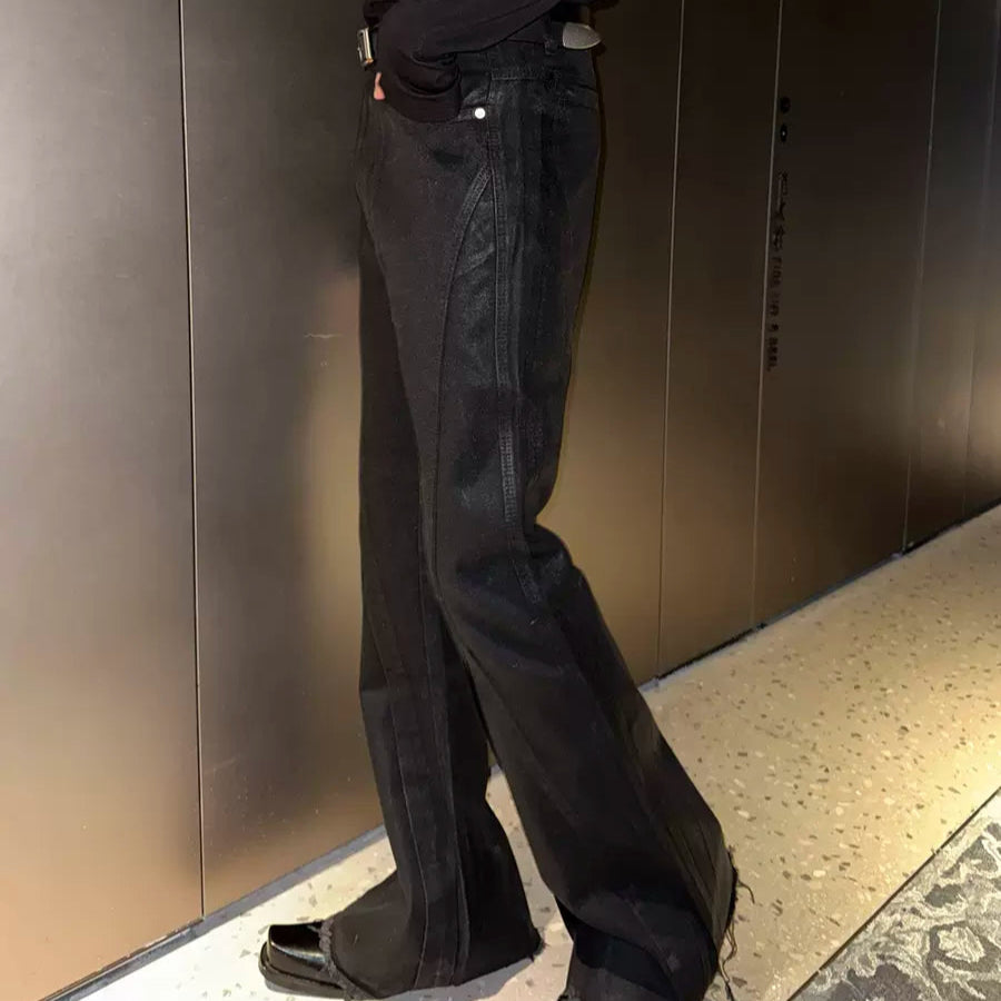 MODEFREAKのフレアダメージモードデニムパンツ mf3372の画像