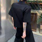 MODEFREAKのハイネックモードジップアップシャツ mf3291の画像