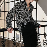 MODEFREAKのヴィンテージフラワーモードシャツ mf3487の画像