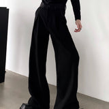 MODEFREAKのセンタータックドレープスラックス mf2932の画像