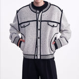 MODEFREAKのモノトーンバイカラーカーディガン mf3500の画像