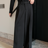 MODEFREAKのベルトデザインコリアンワイドパンツ mf2456の画像