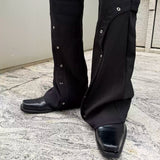 MODEFREAKのホイールデザインフレアパンツ mf3403の画像