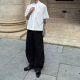 MODEFREAKのプリーツデザインドレープスラックス mf3352の画像