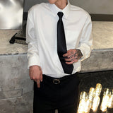 MODEFREAKのネクタイモードモノトーンシャツ mf2923の画像