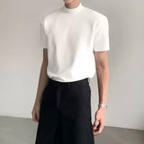 MODEFREAKのハイネックディティールモードTシャツ mf3243の画像