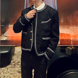 MODEFREAKのラグジュアリーモードツイードジャケット mf2956の画像