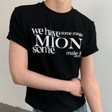 MODEFREAKのコリアンロゴハイネックTシャツ mf3292の画像