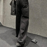 MODEFREAKのフレアダメージデニムパンツ mf2945の画像