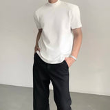 MODEFREAKのハイネックディティールモードTシャツ mf3243の画像