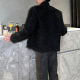 MODEFREAKの【最短即日発送】モードテクスチャーモノトーンジャケット mf3107の画像