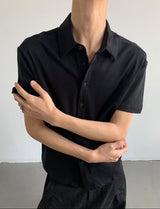 MODEFREAKのコリアンコットンリラックスシャツ mf3331の画像