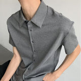 MODEFREAKのコリアンコットンリラックスシャツ mf3331の画像