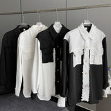 MODEFREAKのツイードモードシャツ mf2803の画像