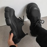 MODEFREAKのマット厚底レザーシューズ mf2645の画像