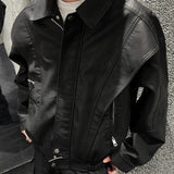 MODEFREAKのルーズシルエットレザージャケット mf2862の画像