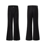 MODEFREAKのプリーツフレアモードスラックス mf3320の画像