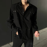 MODEFREAKのタックデザインモードシャツ mf2820の画像