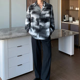 모드 텍스처 루즈 셔츠 mf2881