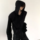 MODEFREAKのフードデザインモードシャツジャケット mf2795の画像