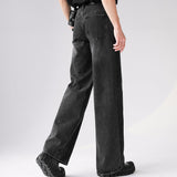 MODEFREAKのドレープコリアンモードデニムパンツ mf2675の画像