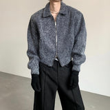 MODEFREAKのルーズコリアンジップアップニット mf3117の画像