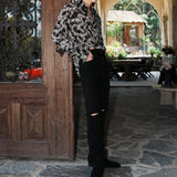 MODEFREAKのヴィンテージフラワーモードシャツ mf3487の画像