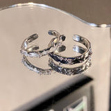 MODEFREAKのモノトーンストーンリング mf2375の画像