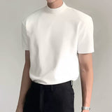 MODEFREAKのハイネックディティールモードTシャツ mf3243の画像