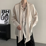 MODEFREAKのラグジュアリーシルクリボンシャツmf2422の画像