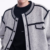 MODEFREAKのモノトーンバイカラーカーディガン mf3500の画像