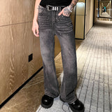 MODEFREAKのクリスタルウォッシュドデニムパンツ mf2655の画像