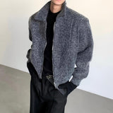 MODEFREAKのルーズコリアンジップアップニット mf3117の画像