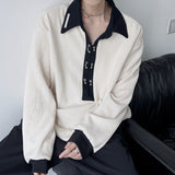 MODEFREAKのバイカラーデザインリブカットソー mf2533の画像3