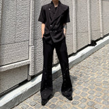 MODEFREAKのホイールデザインフレアパンツ mf3403の画像