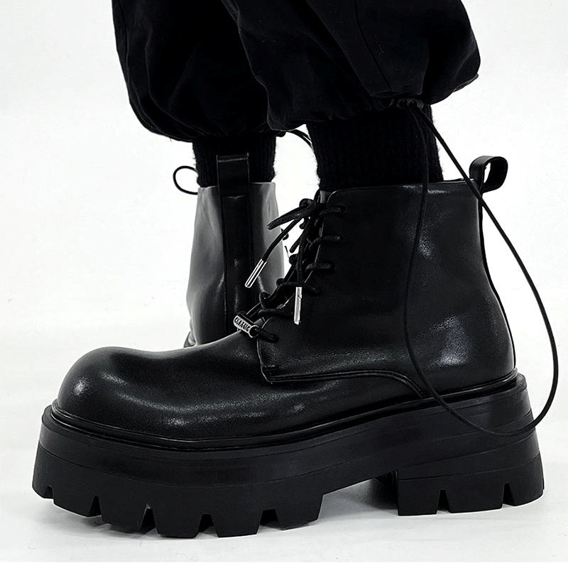 MODEFREAKのレースアップレザーシューズ mf2698の画像