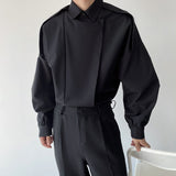 MODEFREAKの【最短即日発送】2wayクラシックデザインモノトーンシャツ mf1873の画像