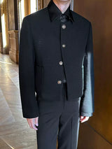 MODEFREAKのクラシカルノーカラーツイードジャケット mf2808の画像