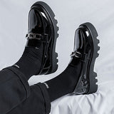 MODEFREAKのエナメルラウンドトゥシューズ mf2335の画像